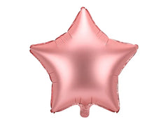 Foil balloon Star rose gold - party deco