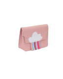 Child's shoulder bag - pink rainbow