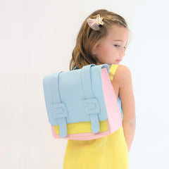 Child's backpack - pink/ blue