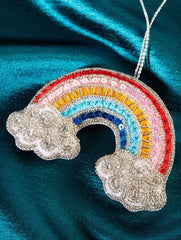 Rainbow Zari Decoration - SASS & BELLE