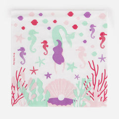 20 napkins - Mermaid