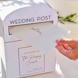 White Wedding Post Box