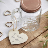 Wooden Heart Tags