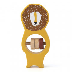 (36-140) Wooden rattle - Mr. Lion
