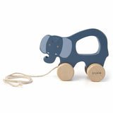 (6178) Wooden pull along toy - Mrs. Elephant