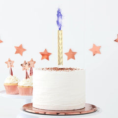 BLUE BIRTHDAY OR GENDER REVEAL CAKE FOUNTAIN